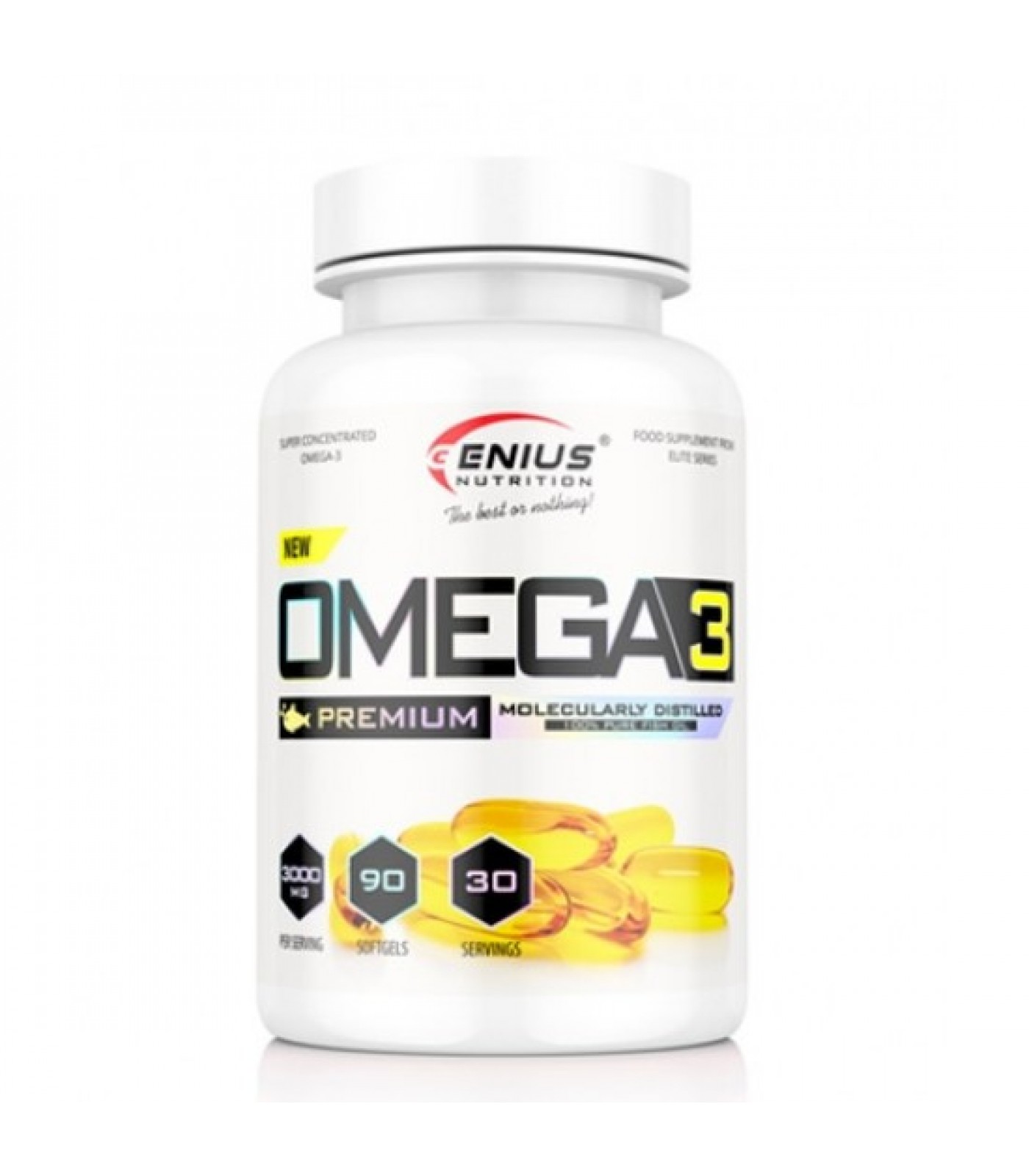 Genius Nutrition OMEGA-3 / 90 Softgels